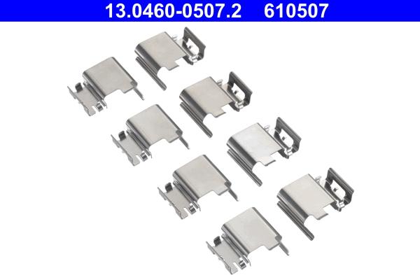ATE 13.0460-0507.2 - Tillbehörssats, skivbromsbelägg xdelar.se