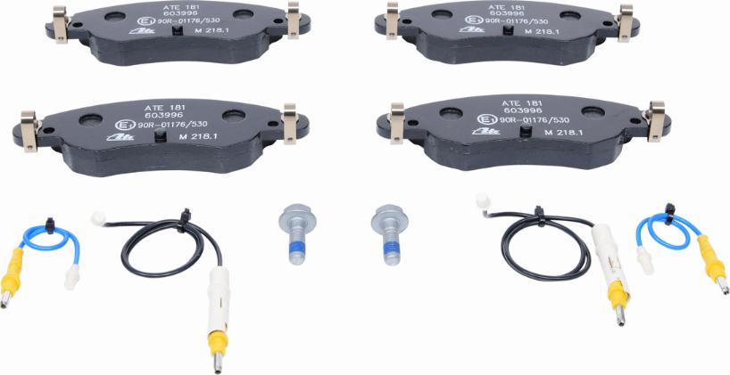 ATE 13.0460-3996.2 - Bromsbeläggssats, skivbroms xdelar.se