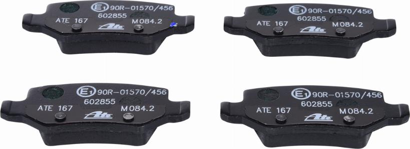 ATE 13.0460-2855.2 - Bromsbeläggssats, skivbroms xdelar.se