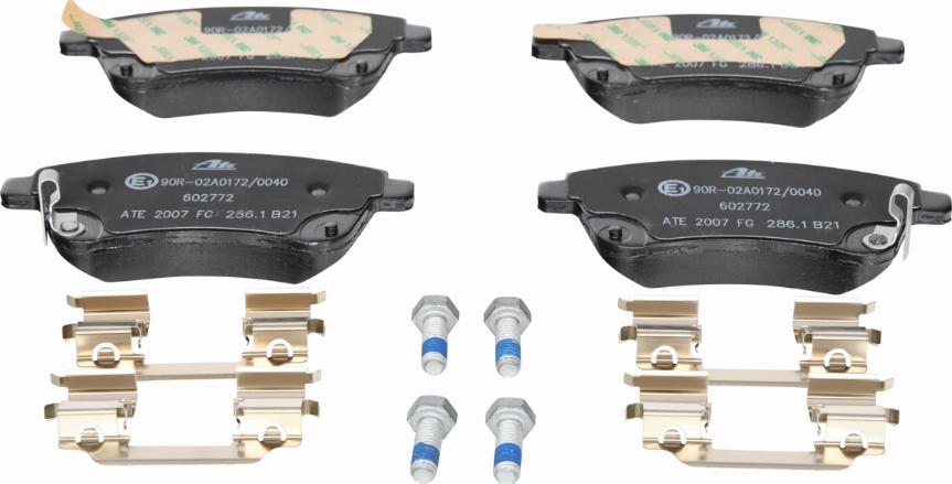 ATE 13.0460-2772.2 - Bromsbeläggssats, skivbroms xdelar.se