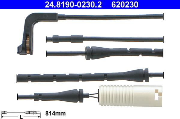 ATE 24.8190-0230.2 - Varningssensor, bromsbeläggslitage xdelar.se