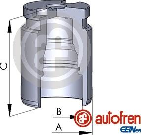 AUTOFREN SEINSA D02594 - Kolv, bromsok xdelar.se