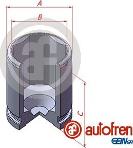 AUTOFREN SEINSA D025543 - Kolv, bromsok xdelar.se