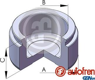 AUTOFREN SEINSA D025601 - Kolv, bromsok xdelar.se