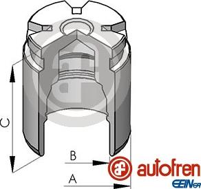 AUTOFREN SEINSA D025120 - Kolv, bromsok xdelar.se