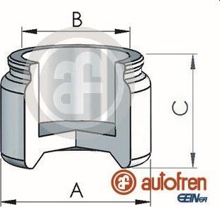 AUTOFREN SEINSA D025139 - Kolv, bromsok xdelar.se