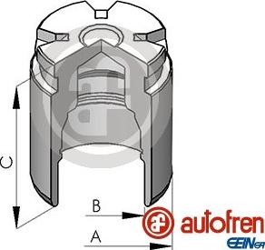 AUTOFREN SEINSA D025124 - Kolv, bromsok xdelar.se