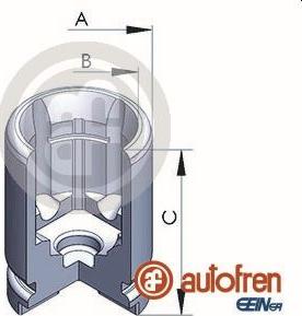 AUTOFREN SEINSA D025233 - Kolv, bromsok xdelar.se