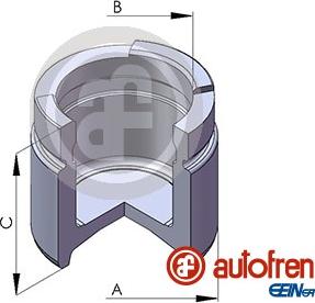 AUTOFREN SEINSA D025315 - Kolv, bromsok xdelar.se