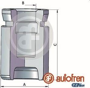 AUTOFREN SEINSA D025333 - Kolv, bromsok xdelar.se