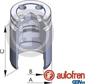 AUTOFREN SEINSA D025241 - Kolv, bromsok xdelar.se