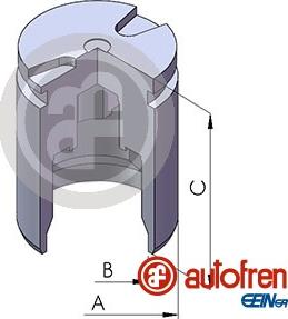 AUTOFREN SEINSA D02525 - Kolv, bromsok xdelar.se