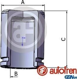 AUTOFREN SEINSA D025435 - Kolv, bromsok xdelar.se