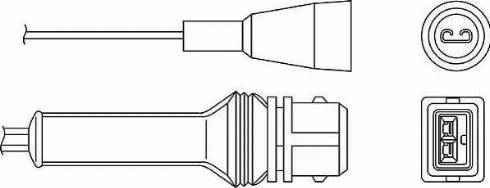 BorgWarner (BERU) OZH044 - Lambdasond xdelar.se