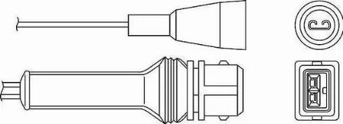 BorgWarner (BERU) OZH027 - Lambdasond xdelar.se