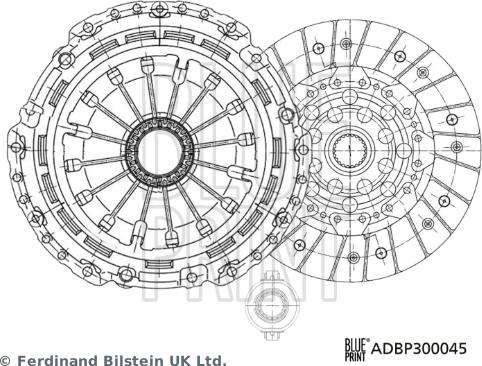 Blue Print ADBP300045 - Kopplingssats xdelar.se