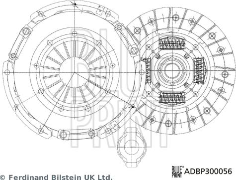 Blue Print ADBP300056 - Kopplingssats xdelar.se