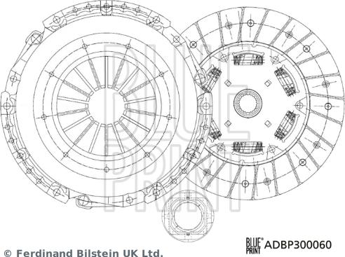 Blue Print ADBP300060 - Kopplingssats xdelar.se