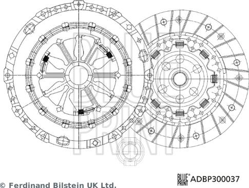 Blue Print ADBP300037 - Kopplingssats xdelar.se