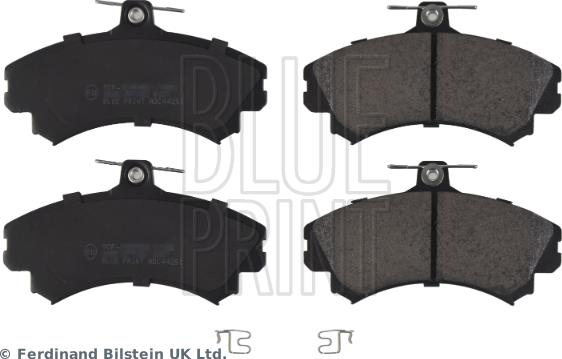 Blue Print ADC44251 - Bromsbeläggssats, skivbroms xdelar.se