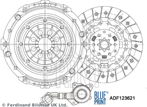 Blue Print ADF123621 - Kopplingssats xdelar.se