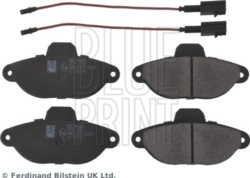 Blue Print ADL144206 - Bromsbeläggssats, skivbroms xdelar.se