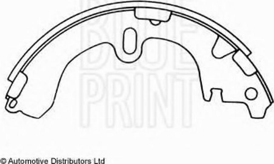 Blue Print ADT34109 - Bromsbackar, sats xdelar.se