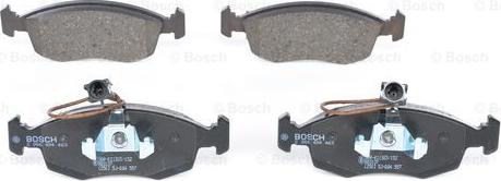 BOSCH 0 986 494 463 - Bromsbeläggssats, skivbroms xdelar.se