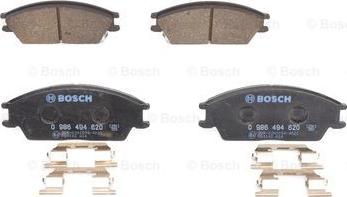 BOSCH 0 986 494 620 - Bromsbeläggssats, skivbroms xdelar.se