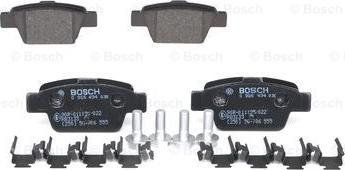 BOSCH 0 986 494 030 - Bromsbeläggssats, skivbroms xdelar.se