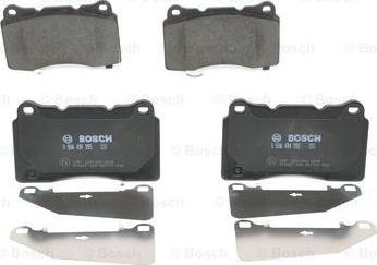 BOSCH 0 986 494 395 - Bromsbeläggssats, skivbroms xdelar.se