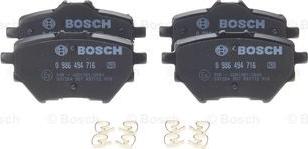 BOSCH 0 986 494 716 - Bromsbeläggssats, skivbroms xdelar.se