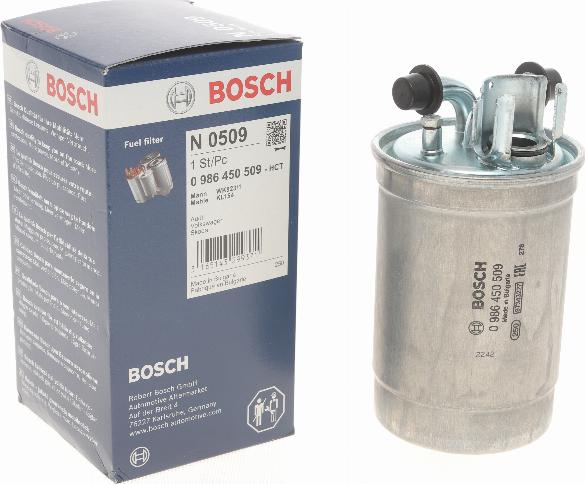 BOSCH 0 986 450 509 - Bränslefilter xdelar.se