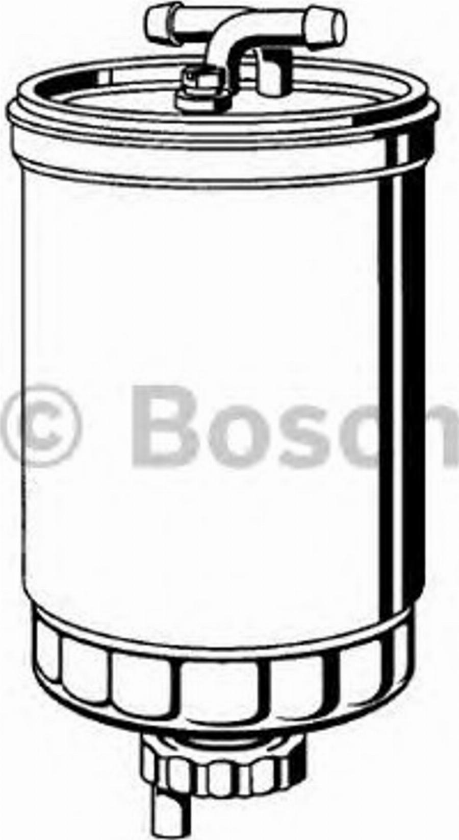 BOSCH 0986450506 - Bränslefilter xdelar.se