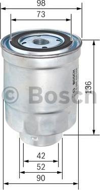 BOSCH 0 986 450 508 - Bränslefilter xdelar.se