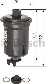 BOSCH 0 986 450 604 - Bränslefilter xdelar.se