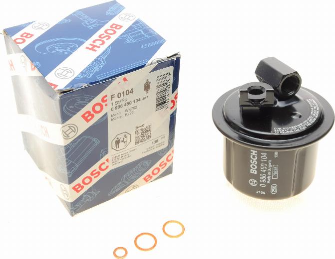 BOSCH 0 986 450 104 - Bränslefilter xdelar.se