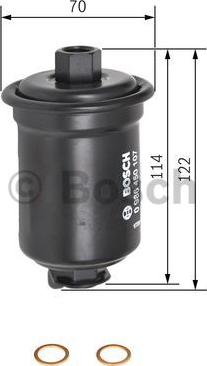 BOSCH 0 986 450 107 - Bränslefilter xdelar.se