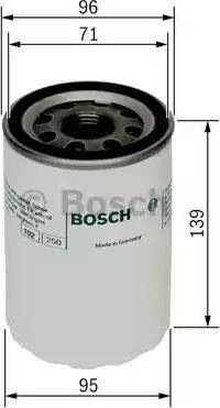 BOSCH 0 986 452 046 - Oljefilter xdelar.se