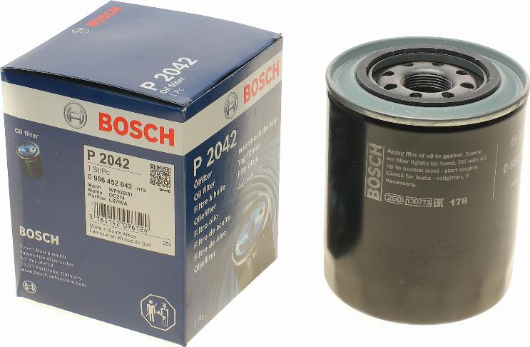 BOSCH 0 986 452 042 - Oljefilter xdelar.se