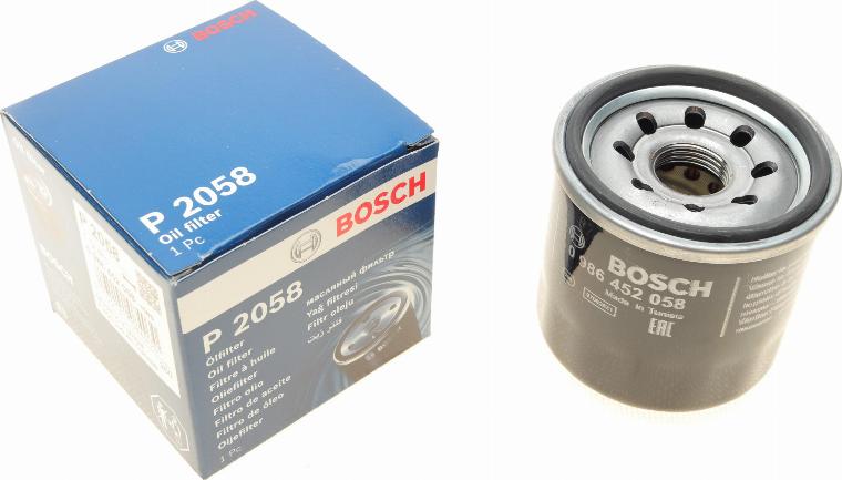 BOSCH 0 986 452 058 - Oljefilter xdelar.se