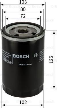 BOSCH 0 986 452 062 - Oljefilter xdelar.se