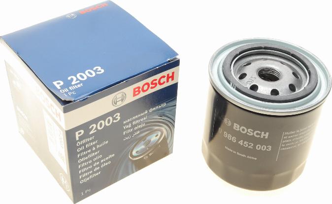 BOSCH 0 986 452 003 - Oljefilter xdelar.se