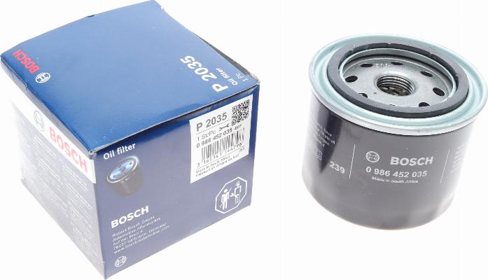 BOSCH 0 986 452 035 - Oljefilter xdelar.se