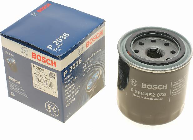 BOSCH 0 986 452 036 - Oljefilter xdelar.se