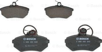 BOSCH 0 986 460 948 - Bromsbeläggssats, skivbroms xdelar.se