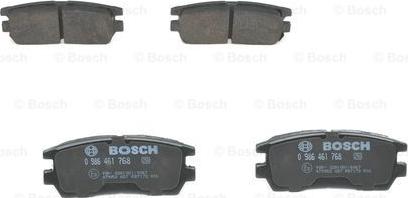 BOSCH 0 986 461 768 - Bromsbeläggssats, skivbroms xdelar.se