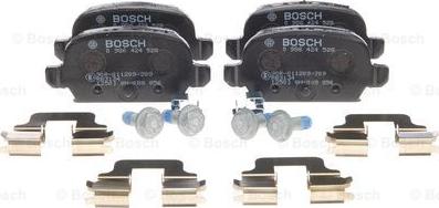 BOSCH 0 986 424 528 - Bromsbeläggssats, skivbroms xdelar.se