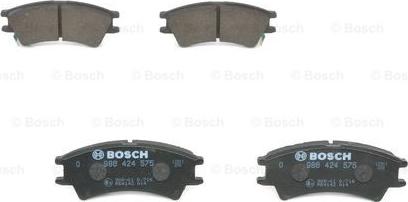 BOSCH 0 986 424 575 - Bromsbeläggssats, skivbroms xdelar.se