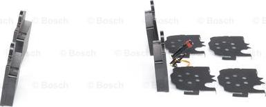 BOSCH 0 986 424 830 - Bromsbeläggssats, skivbroms xdelar.se